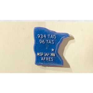 Vintage United States Air Force Lapel Pin Blue